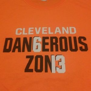 🏈 Cleveland Browns Shirt Dangerous Zone Baker Mayfield Odell Beckham Jr 6 ⏩ 13